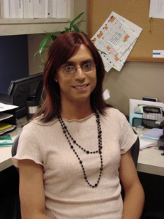 Jessica - First day at work - July 2006